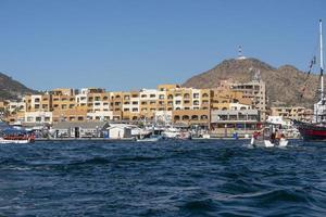 cabo san Lucas se från pacific hav foto