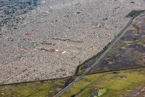 mexico city flygfoto stadsbild foto