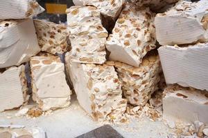 nougat för försäljning i Italien marknadsföra foto