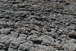 pico azorerna lava fält förbi de hav detalj foto