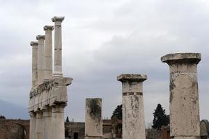 pompei ruiner hus foto