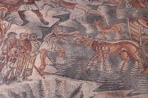 villa del tellaro sicilien fri inträde mosaik- roman foto