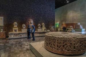 mexico stad, mexico - januari 31 2019 - mexico stad antropologi museum foto