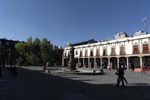 mexico stad, mexico - januari 30 2019 - santo domingo plats foto