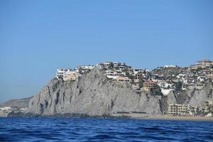 cabo san Lucas se från pacific hav foto