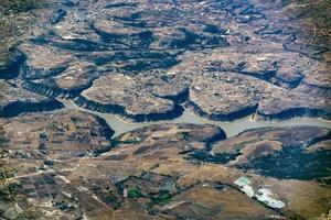 bergen raviner platå höglänt mexico stad antenn se stadsbild panorama foto