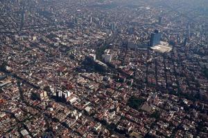 mexico stad antenn se stadsbild panorama foto