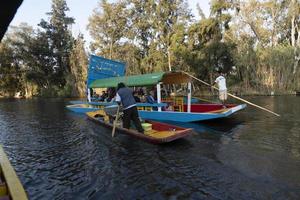 mexico stad, mexico - januari 30 2019 - xochimilco är de liten Venedig av de mexikansk huvudstad foto