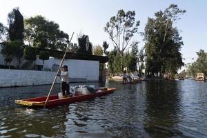 mexico stad, mexico - januari 30 2019 - xochimilco är de liten Venedig av de mexikansk huvudstad foto