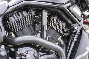 v-formad motorcykel motor, 2 cylindrar foto