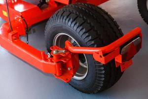 bak- se av modern jordbruks traktor hydraulisk lifta lyft ram bak- mekanism för foto