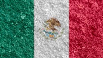 mexikansk flagga textur som en bakgrund foto