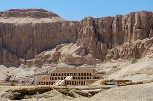 tempel av drottning hatshepsut i egypten foto