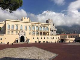 Monaco i 2017. en se av de kunglig palats foto