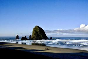 höstack tock kanon strand oregon foto