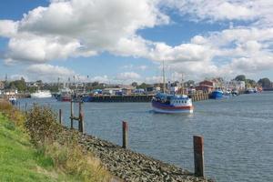 hamn av buesum, norr hav, norr frisia, tyskland foto