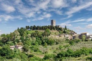 historisk by av montecatini val di cecina i pisa provinsen, Toscana, Italien foto