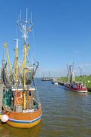 hamn av greetsiel,öst frisia,norr hav, lägre Sachsen, Tyskland foto