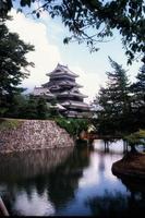 japansk medeltida slott foto