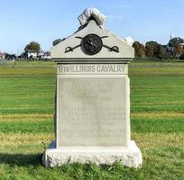 minnesmärke monument, Gettysburg, pa foto