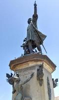 christopher columbus staty, parque kolon, santo domingo, karibiska foto