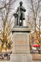 thorbecke staty i amsterdam foto