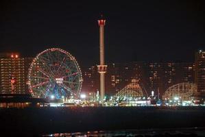 undra hjul coney öar luna parkera i brooklyn ny york foto