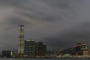 stadsbild i hong kong foto