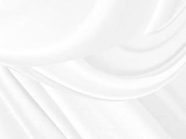 vit elegans mjuk tyg abstrakt slät kurva form dekorera mode textil- bakgrund foto