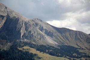 dolomiter - en berg räckvidd i de östra alps foto