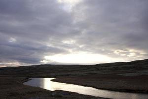 landskapet i Island foto