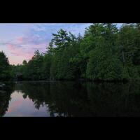 naturlig sjö landskap foto