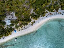 polynesien laga mat ö aitutaki lagun tropisk paradis antenn se foto