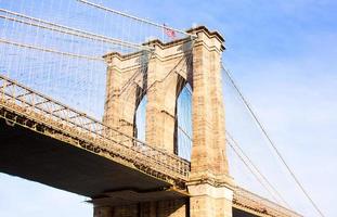 brooklyn bridge, new york city, usa foto