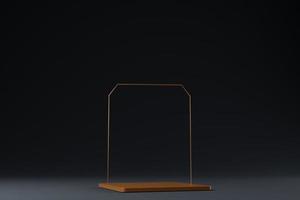 minimalistisk elegant podium bakgrund på 3d tolkning foto