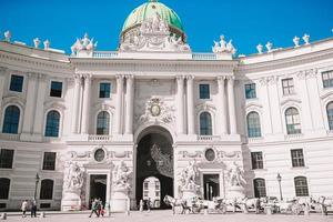 alte hofburg i wien stad på Österrike. foto