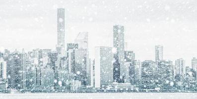 vinter i New York City foto