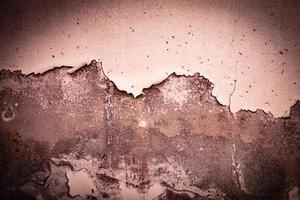 gammal färg på en betong- eller cementvägg