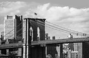 brooklyn bridge i new york city foto