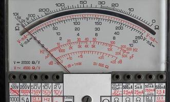 årgång analog multimeter foto