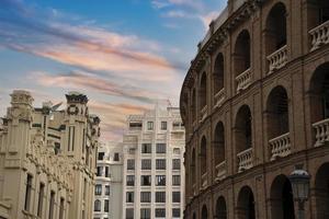 valencia Spanien tjur bekämpa arena torg de toros foto