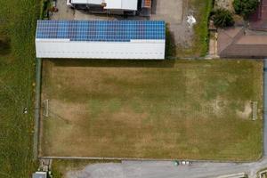 landsbygden fotboll fält antenn se panorama foto