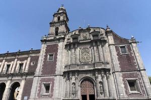 mexico stad helgon domingo kyrka foto