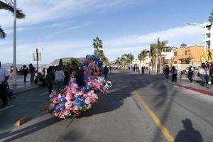 la paz, mexico - februari 22 2020 - traditionell baja kalifornien karneval foto