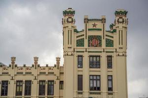 valencia Spanien station historisk byggnad foto