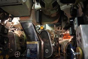 inuti militär krig u-båt örlogsfartyg foto