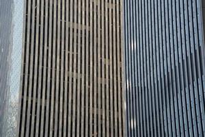 ny york stad skyskrapor från gata foto