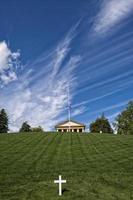 jfk minnesmärke på arlington kyrkogård foto