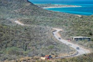 cabo pulmo baja kalifornien nationell parkera panorama foto