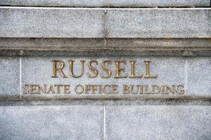 russel byggnad senat capitol i Washington dc foto